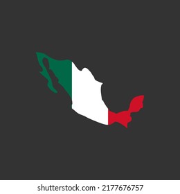 Mejor Icono Mapa De México Vector De Color Completo Para Mejor Ilustración De Logotipo Mapa De México
