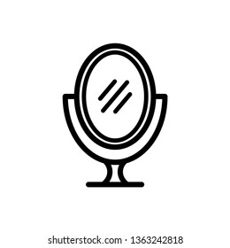 best of mirror vector icon 