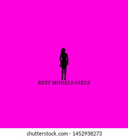 best models girls icon sign signifier vector