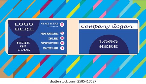 Best Modern business card design, Creative New modern clean corporate double-side business card template, personal and popular visiting card, it is vector illustration, very good professional