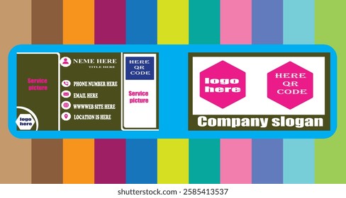 Best Modern business card design, Creative New modern clean corporate double-side business card template, personal and popular visiting card, it is vector illustration, very good professional