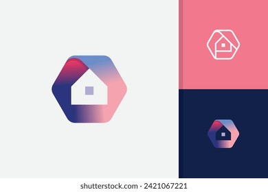 best modern house logo design vector template