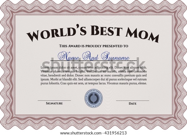 super mom award