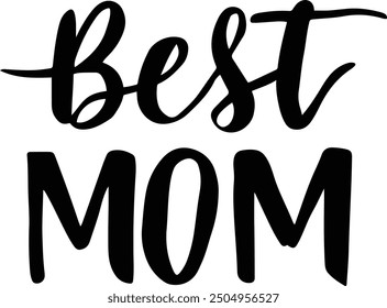 best Mom and Dad silhouette vector art illustration 
