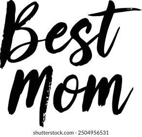 best Mom and Dad silhouette vector art illustration 
