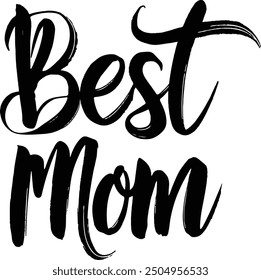 best Mom and Dad silhouette vector art illustration 
