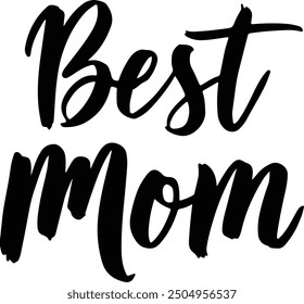 best Mom and Dad silhouette vector art illustration 
