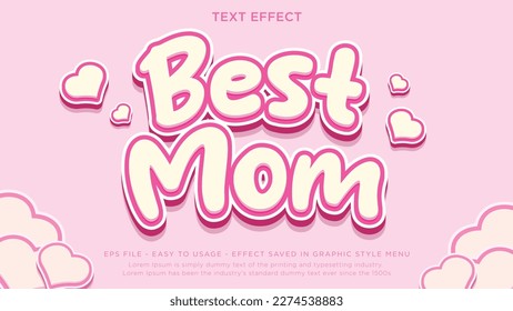 Best mom editable text effect