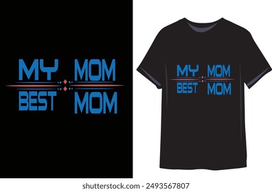 Best Mom Ever T-shirt, Mama Wavy New Mom Gift, Mothers Day T-shirt, Retro Quotes, Retro Mom Shirt, Mom Birthday Gift, Cut File For Cricut And Silhouette