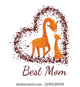 Best mom, Mother's day t shirt print template, typography design for mom mommy mama daughter grandma girl women aunt mom life child best mom adorable shirt