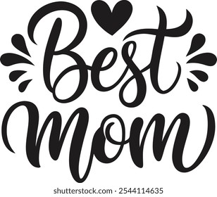 best mom t-shirt design and vector art