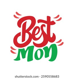 Best mom typhography vector art design