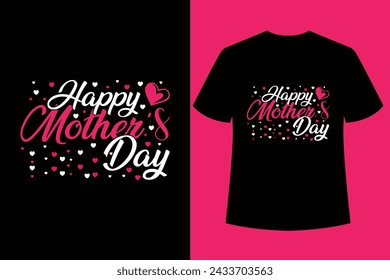 Mejor mamá Tipografía Diseño de camiseta