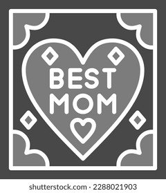 Mejor icono vector de mamá. Se puede usar para imprimir, móviles y aplicaciones web.
