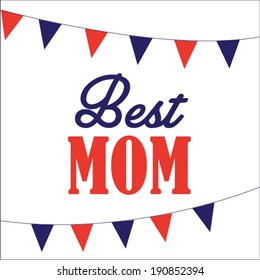 best mom vector poster design template/ layout design/ background