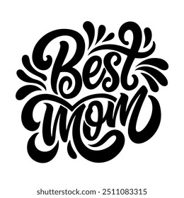 Best mom vector typography design