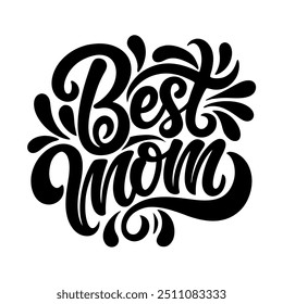 Best mom vector typography design