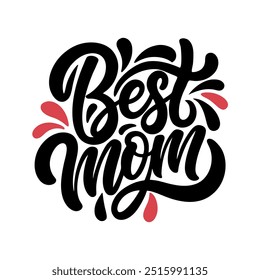 Best mom vector typography design