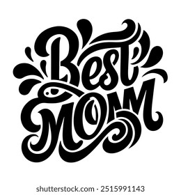 Best mom vector typography design