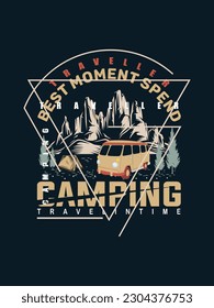 Best moment spend campaig t shirt design 