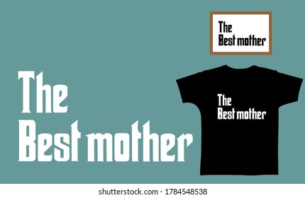El mejor vector de tipografía materno para camisetas, arte mural, taza, etc.