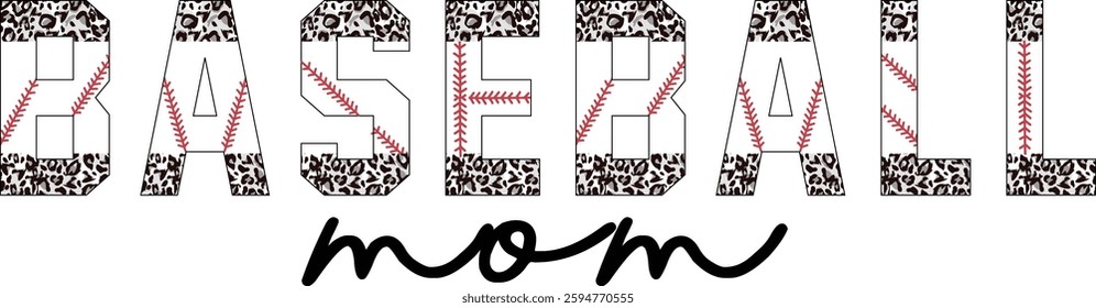 Best mother's day baseball mom t shirt design. boho unique t shirt drawing, illustration