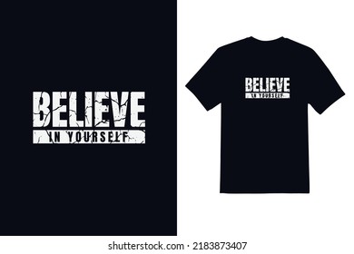 best motivational typeface t shirt design template 
