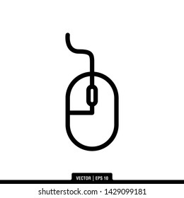 The best of Mouse icon vector, illustration logo template in trendy style. Suitable for many purposes.
