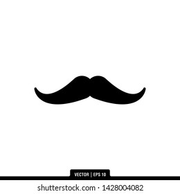 The best mustache icon vector, illustration logo template in trendy style. Can be used for many purposes.
