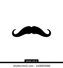 The best mustache icon vector, illustration logo template in trendy style. Can be used for many purposes.
