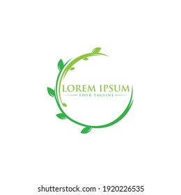 The Best Natural Leaf Logo Abstract Leaf logo vector Best Natural Logo Maker 