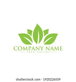 The Best Natural Leaf Logo Abstract Leaf logo vector Best Natural Logo Maker 