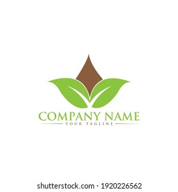 The Best Natural Leaf Logo Abstract Leaf logo vector Best Natural Logo Maker 