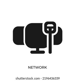 The best Network icon vector. Symbol illustration in unique trendy style. From Computer Operating System icons theme collections. Suitable for many purpose.