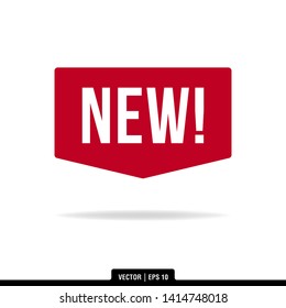 The best new label icon vector, illustration logo template in trendy style. Can be used for many purposes.
