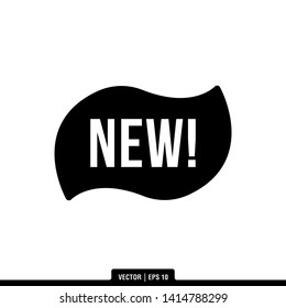 The best new label icon vector, illustration logo template in trendy style. Can be used for many purposes.

