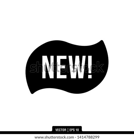 The best new label icon vector, illustration logo template in trendy style. Can be used for many purposes.
