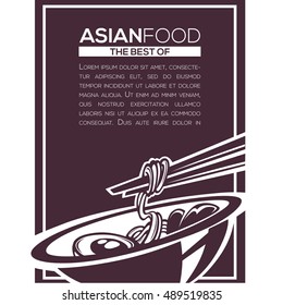 the best noodle design template for your menu