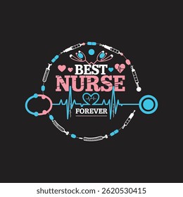 Best nurse icone with black background