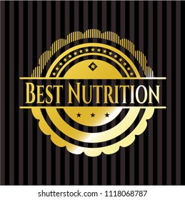 Best Nutrition golden emblem or badge