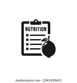 Best nutrition icon vector or nutrition symbol vector isolated. nutrition icon vector for mobile apps, websites, health design element, and more.