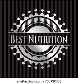 Best Nutrition silver shiny emblem