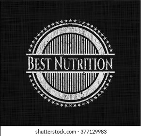 Best Nutrition written on a chalkboard