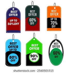Best Offer 50%-90% Off Editable Colors  Hang Tag Bundle Label Design