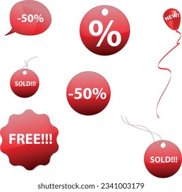 Best offer balloons background. vector