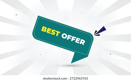 best offer editable eps format web banner vector art illustration template design light green shapes yellow bold font white gray gradient abstract illustration sun shine business background 4k