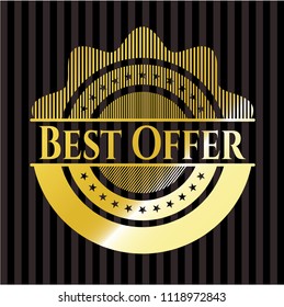 Best Offer gold badge or emblem