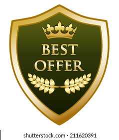 Best Offer Gold Shield