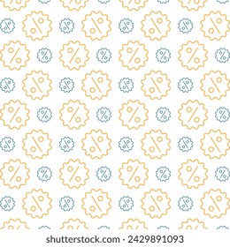 Best offer icon trendy repeating pattern colorful vector illustration background