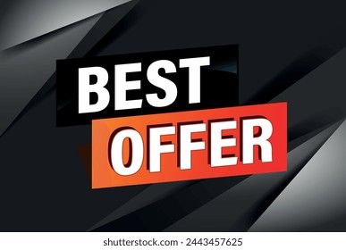 best offer poster banner graphic design icon logo sign symbol social media website coupon

